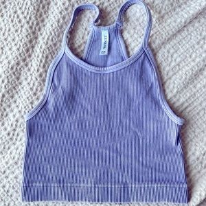 Zenana Ribbed Cami ( Purple )